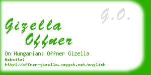 gizella offner business card